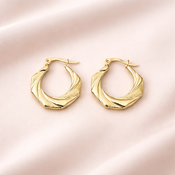 Ginni Twist Hoop Earrings