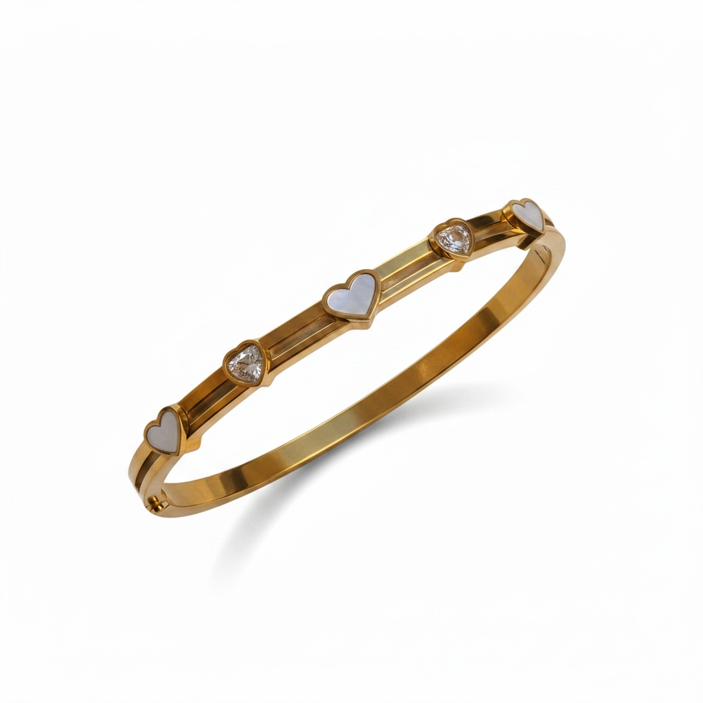 Everheart Mother of Pearl Bangle