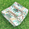 Safari Luxe Handmade Quilted Tote Bag | Large Cotton Shopper Bag | Indian Block Print
