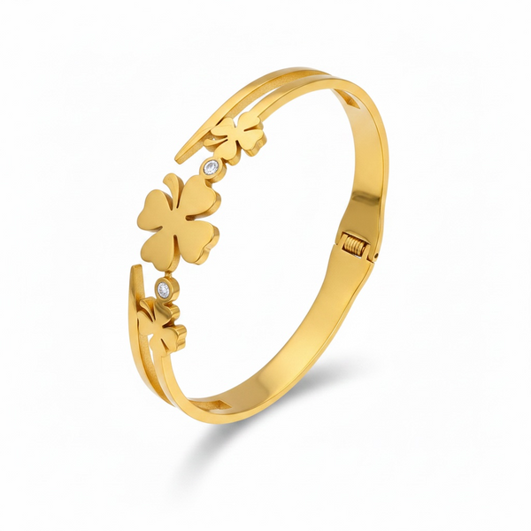 Lucky Clover Bangle
