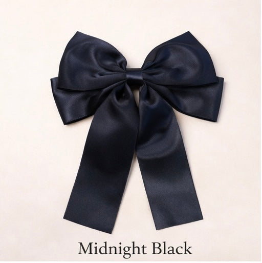 Satin Luxe Bow Hair Clip | Elegant Hair Accessories Australia
