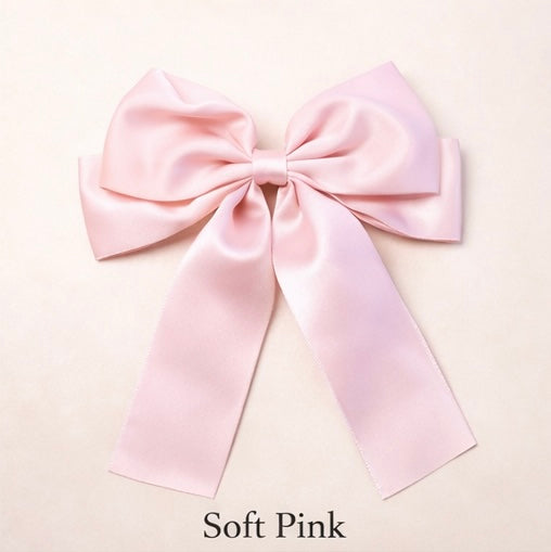 Satin Luxe Bow Hair Clip | Elegant Hair Accessories Australia