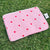 Sweetheart Quilted Laptop Sleeve | Pink Heart Cotton Laptop Case | Handmade Laptop Cover 15 Inch