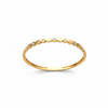 Celeste Pearl Heart Bangle