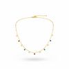 Butterfly Birthstone Charm Necklace