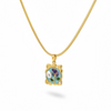 Moonlit Dreams Necklace – Celestial Blue Pendant