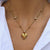Puffy Heart Pendant Necklace