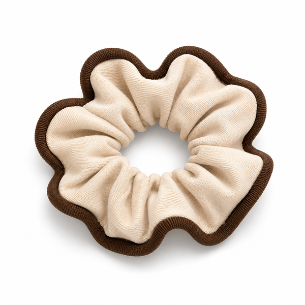 Neutral Contrast Scrunchies