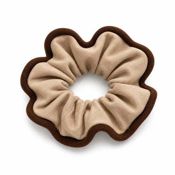 Neutral Contrast Scrunchies
