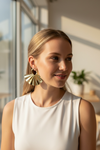 Aurora Fan Gold Earrings