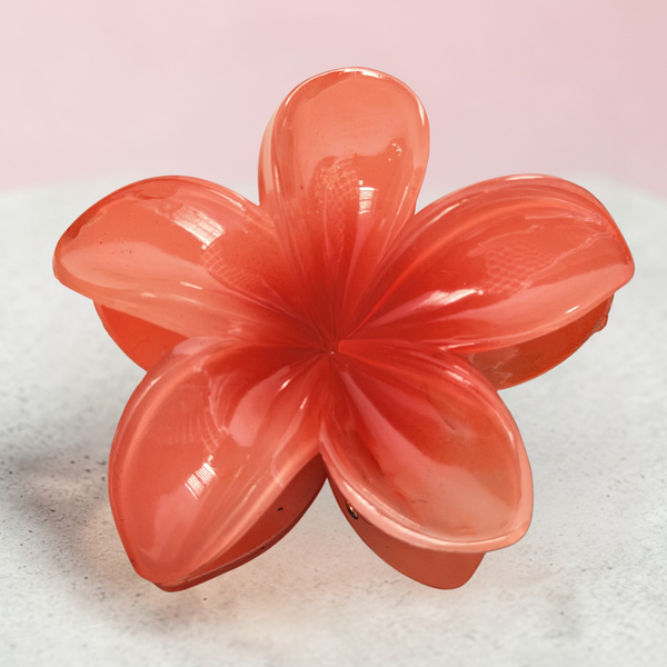 Glow Petal Claw Clip