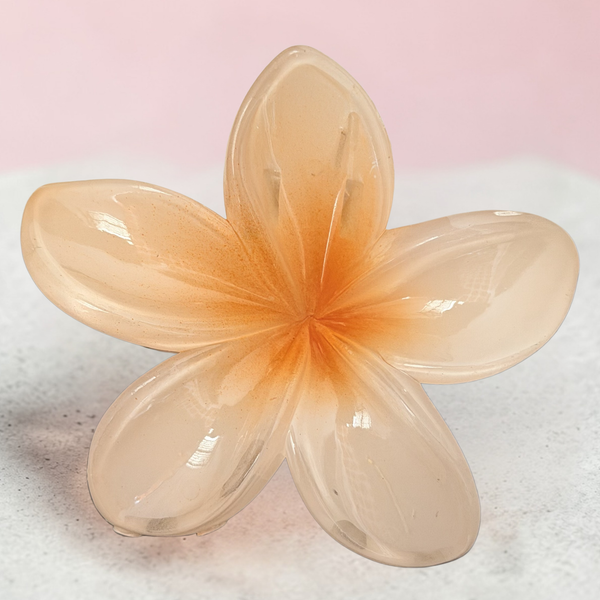 Glow Petal Claw Clip