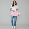 Sweetheart Quilted Laptop Sleeve | Pink Heart Cotton Laptop Case | Handmade Laptop Cover 15 Inch