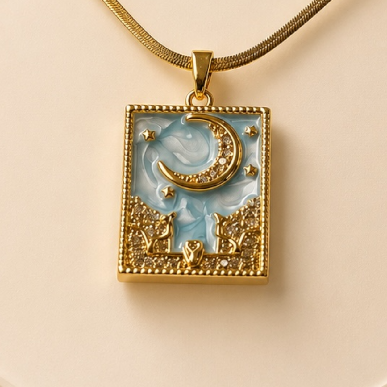 Moonlight Dream Pendant Necklace 🌙✨