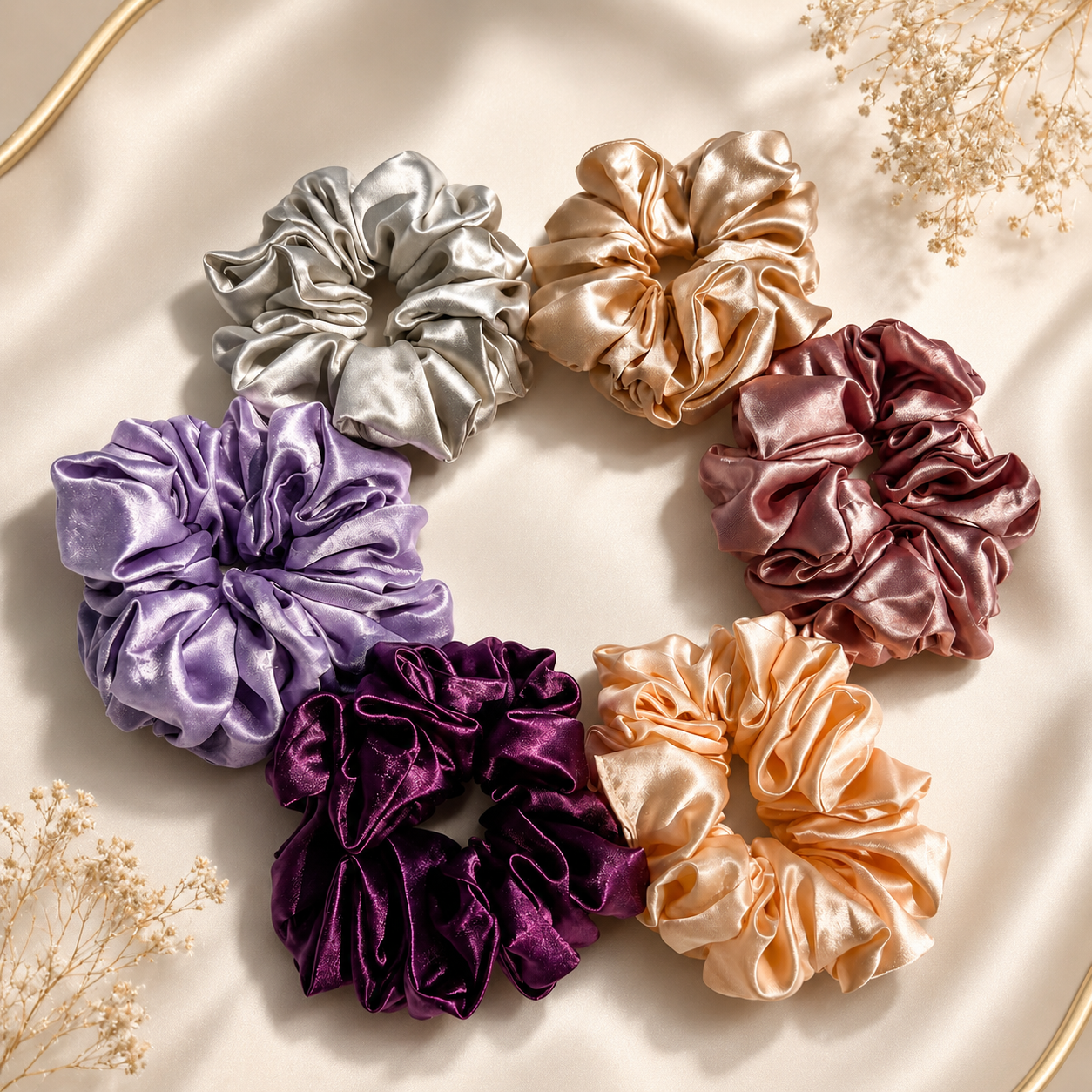 Luxury Satin Maxi Scrunchies