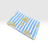 Coastal Palm Quilted Laptop Sleeve | Handmade Cotton Laptop Case | 15 Inch Laptop Cover