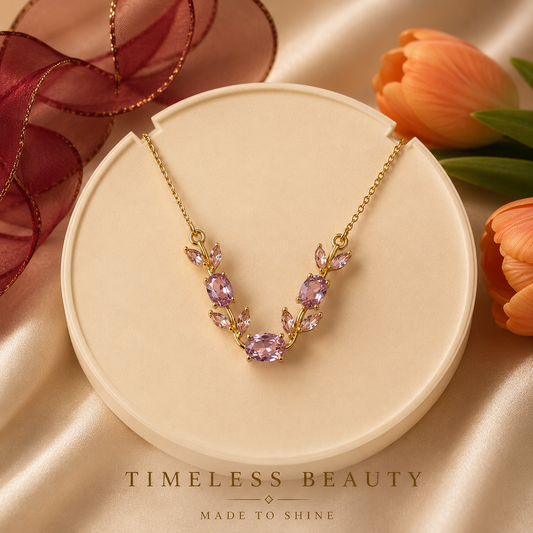 Tulip Bloom Pendant Necklace
