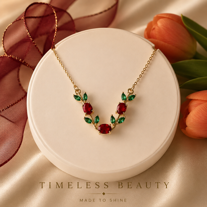 Tulip Bloom Pendant Necklace
