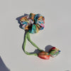 Floral Organza Tulip Scrunchie | Handmade Printed Hair Accessory