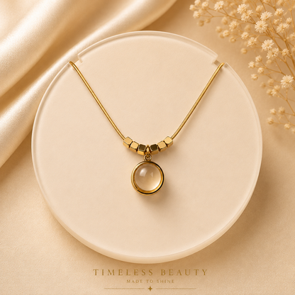 Golden Mist Pendant Necklace ✨