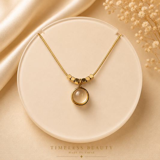 Golden Mist Pendant Necklace ✨