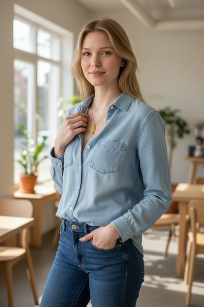 Marina Gold Fish Necklace – Minimal Ocean Charm