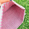 Sweetheart Quilted Laptop Sleeve | Pink Heart Cotton Laptop Case | Handmade Laptop Cover 15 Inch