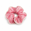 Pearl Trim Scrunchies Set