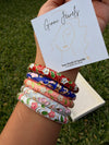 Bloom Enamel Bangle Stack