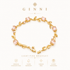 Tulip Gold Bracelet – Dainty Crystal Vine Bracelet (Waterproof & Tarnish-Free)