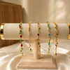 Tulip Gold Bracelet – Dainty Crystal Vine Bracelet (Waterproof & Tarnish-Free)