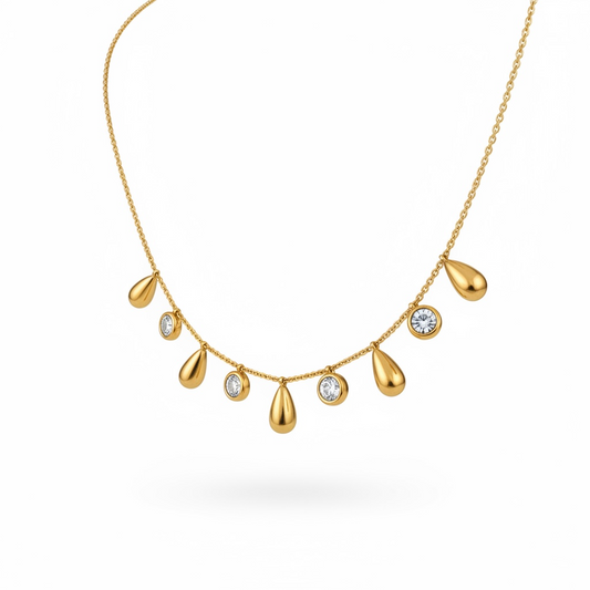 Golden Dew Drop Necklace ✨