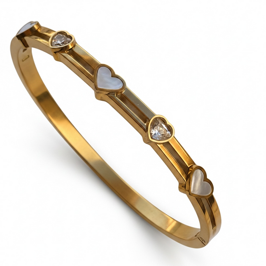 Everheart Mother of Pearl Bangle