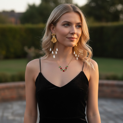 Tulip Bloom Pendant Necklace