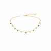 Aurora Crystal Charm Necklace