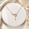 Celeste Butterfly Necklace – Gold Crystal Pendant