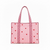 Sweetheart Handmade Quilted Tote Bag | Pink Heart Cotton Shopper Bag | Everyday Tote