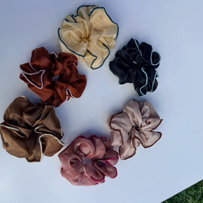 Organza Cloud Scrunchie | Handmade Statement Hair Accessory