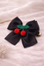 Cherry Luxe Bow Clip 🍒| Elegant Hair Accessories Australia