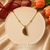 Watermelon Charm Necklace – Playful Gold Edition 🍉✨