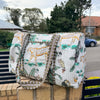 Handmade Quilted Indian Block Print Duffel Bag | Cotton Weekender Travel Bag | Safari Print