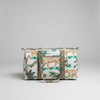 Handmade Quilted Indian Block Print Duffel Bag | Cotton Weekender Travel Bag | Safari Print