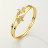 Flutter Butterfly Gold Bangle