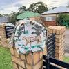Handmade Quilted Indian Block Print Duffel Bag | Cotton Weekender Travel Bag | Safari Print