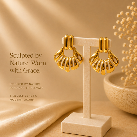 Aurielle Shell Statement Earrings ✨