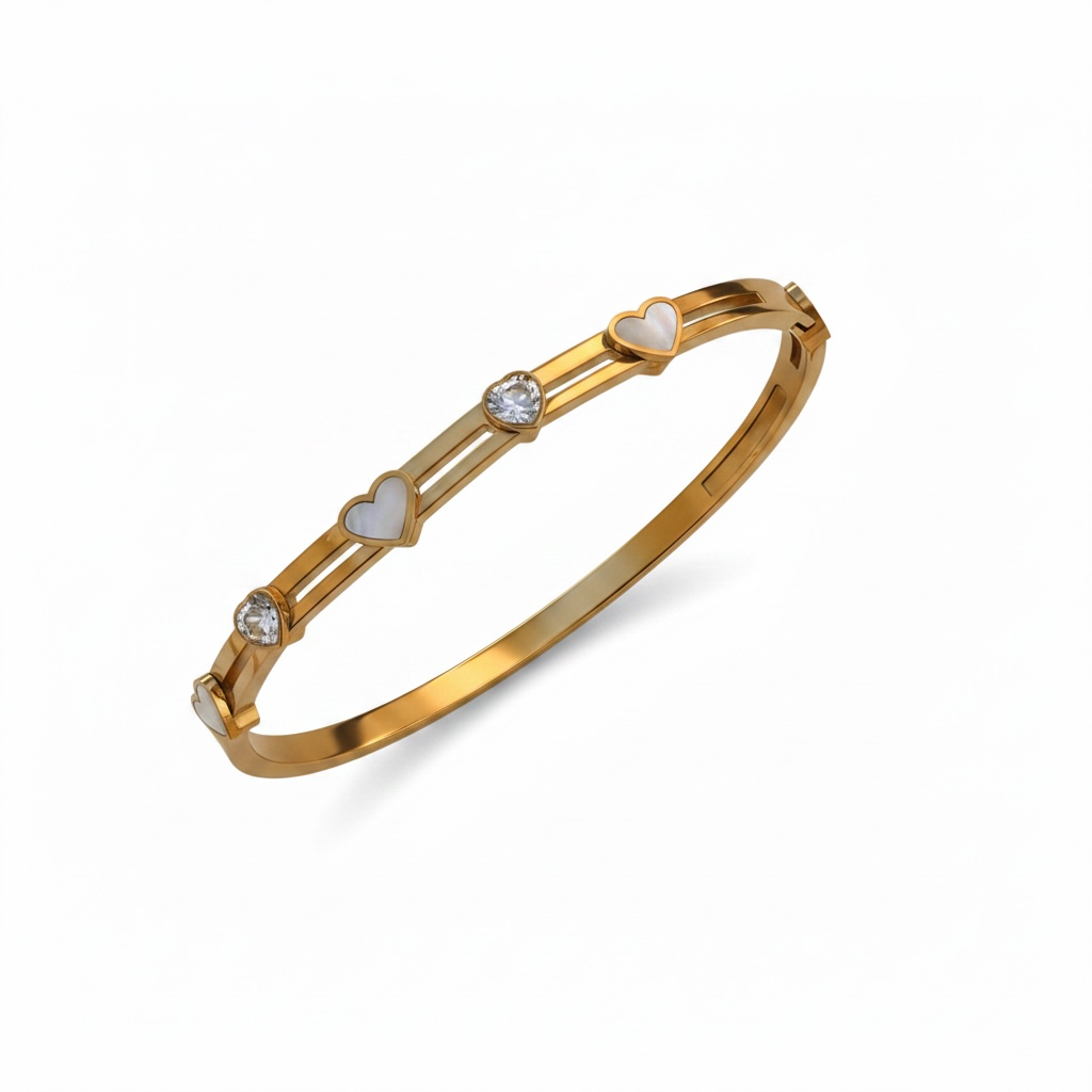Everheart Mother of Pearl Bangle