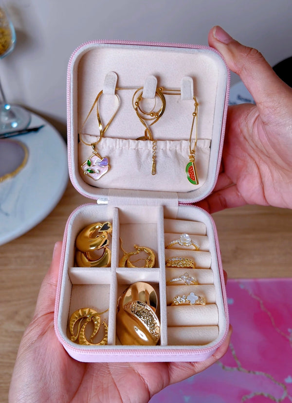 Mystery Jewellery Box | 9 Piece Gold Jewellery Gift Set | Waterproof & Anti-Tarnish | Surprise Jewellery Box | Perfect Gift for Her