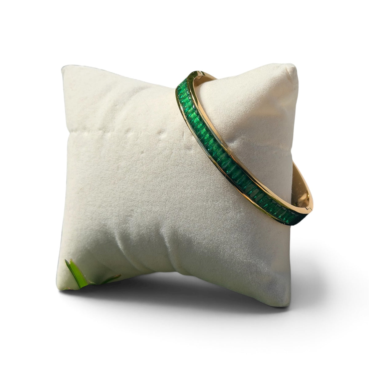 Emerald Luxe Bangle