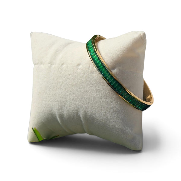 Emerald Luxe Bangle