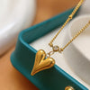 Puffy Heart Pendant Necklace